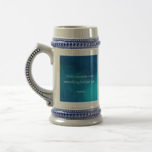 Seneca: Focus Forward, Don't Stumble on Past Beer Stein