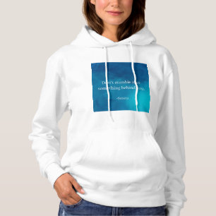 Seneca: Focus Forward, Don't Stumble on Past Hoodie