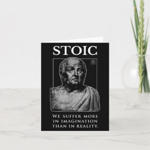 Seneca “in Imagination” Stoicism Quote Card