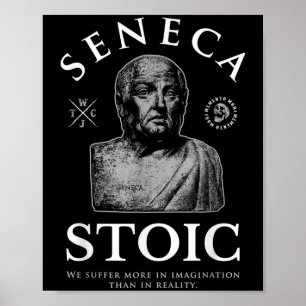 Seneca Quote “in Imagination” Stoicism Poster