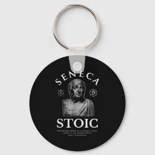 Seneca Quote “opportunity For A Kindness” Stoicism Keychain
