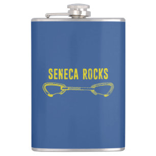 Seneca Rocks Climbing Quickdraw Hip Flask