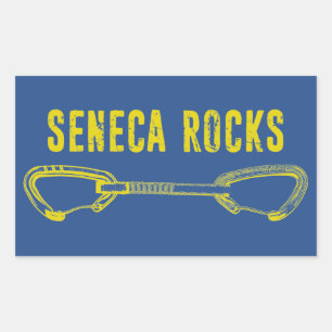 Seneca Rocks Climbing Quickdraw Sticker
