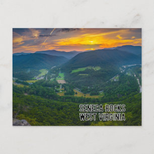 Seneca Rocks West Virginia Postcard