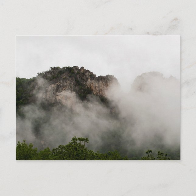 Seneca Rocks, West Virginia Postcard (Front)