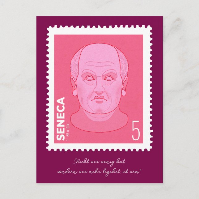 Seneca Stamp -   Postcard (Front)