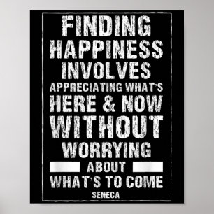 Seneca Stoic Philosophy Motivational Quote Stoicis Poster