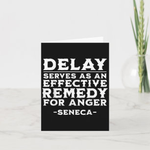 Seneca Stoic Quote Motivational Mindfulness Stoici Card