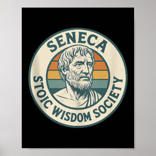 Seneca Stoic Wisdom Society Tank Top  Poster