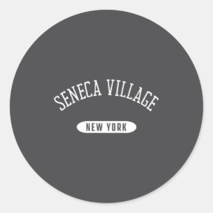 Seneca Village Clic Style Seneca Village New Yo _1 Classic Round Sticker