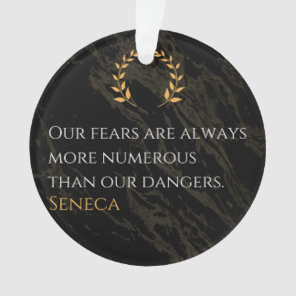 Seneca's Insight : Les peurs comparées aux dangers