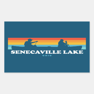 Senecaville Lake Ohio Canoe Sticker