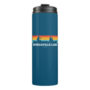 Senecaville Lake Ohio Canoe Thermal Tumbler