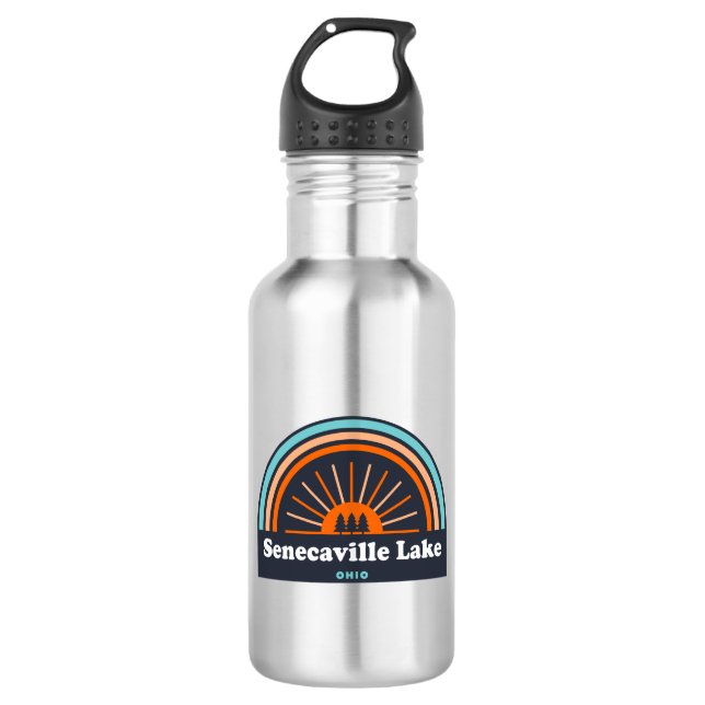 Senecaville Lake Ohio Rainbow 532 Ml Water Bottle (Front)