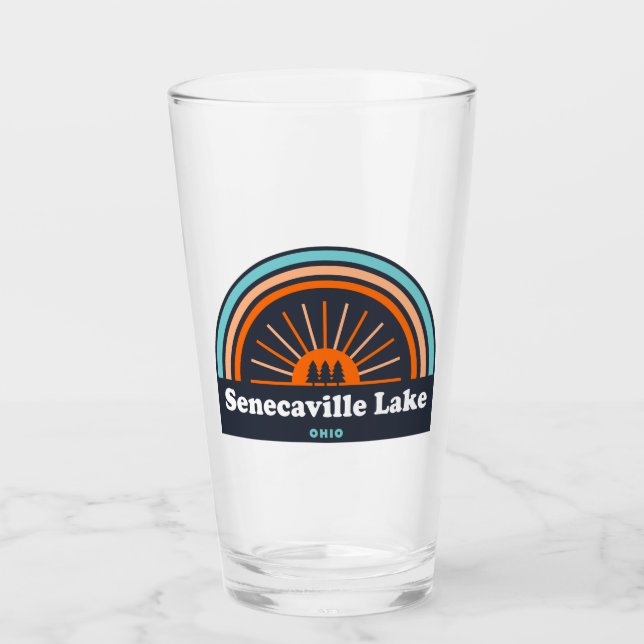 Senecaville Lake Ohio Rainbow Glass (Front)