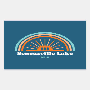 Senecaville Lake Ohio Rainbow Sticker