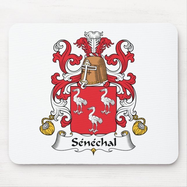 Senechal Family Crest Mouse Pad (Front)
