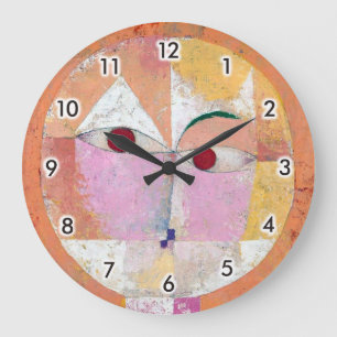 Senecio, Paul Klee Carré Horloge murale