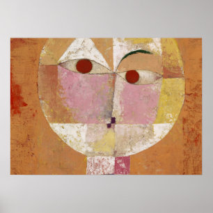 Senecio, Soon to be Aged by Paul Klee Poster