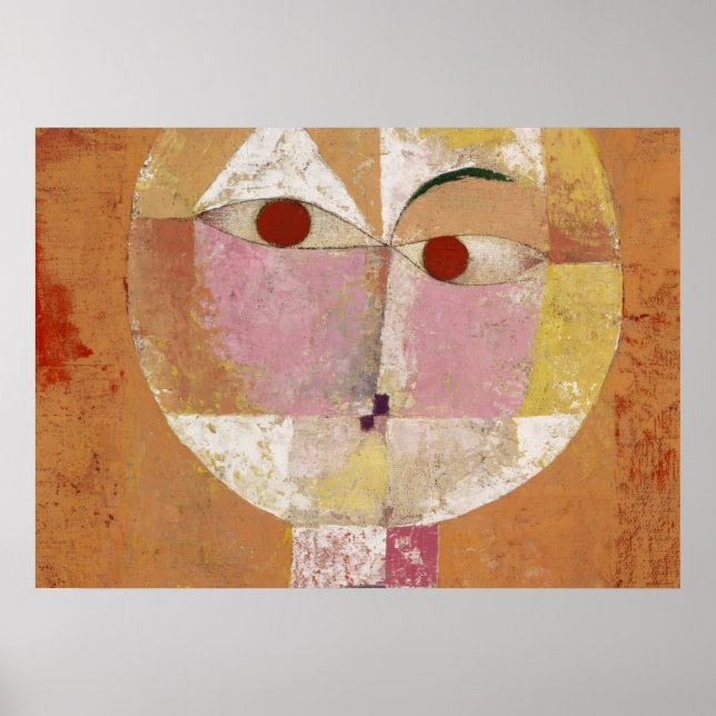 Senecio, Soon to be Aged by Paul Klee Poster (Front)