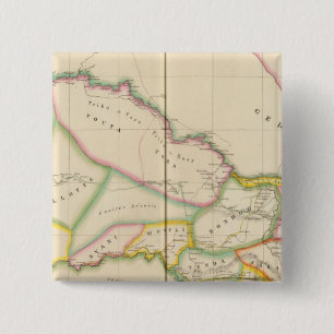 Senegal Africa 2 Inch Square Button
