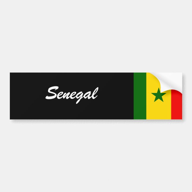 Senegal Bumper Sticker (Front)