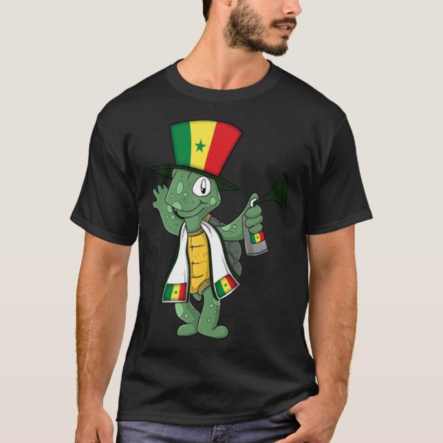 Senegal Fan Tortoise T-Shirt (Front)