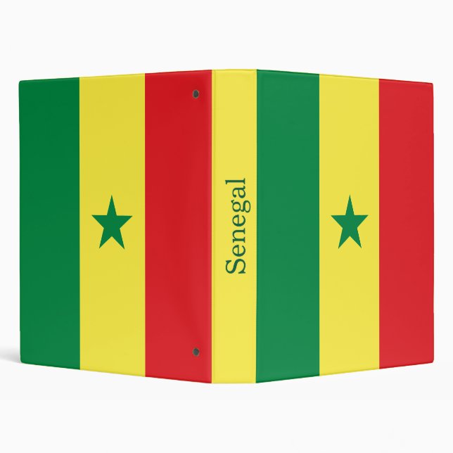 Senegal Flag Binder (Background)
