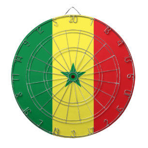 Senegal Flag Dartboard