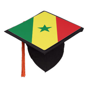 Senegal Flag Graduation Cap Topper