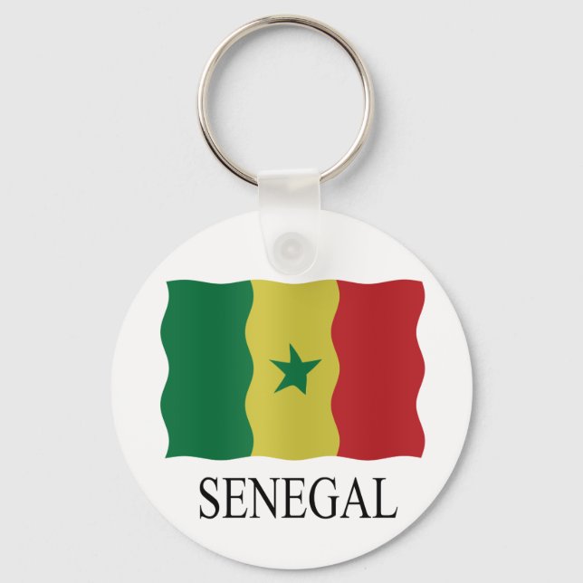 Senegal flag keychain (Front)