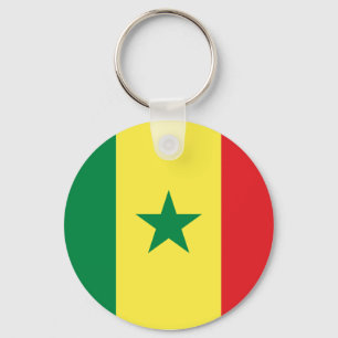 Senegal Flag Keychain