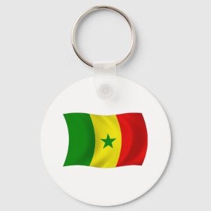 Senegal Flag Keychain