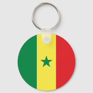 Senegal Flag Keychain