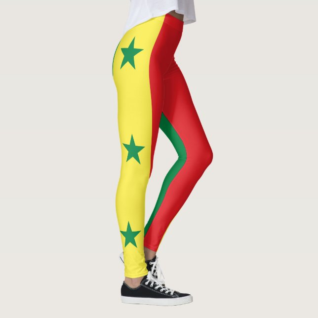Senegal Flag Leggings (Right)