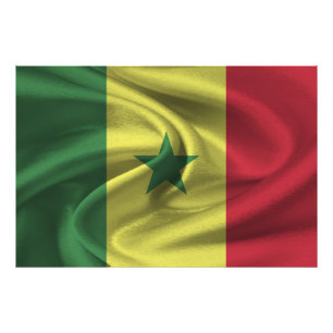 Senegal Flag Photo Print