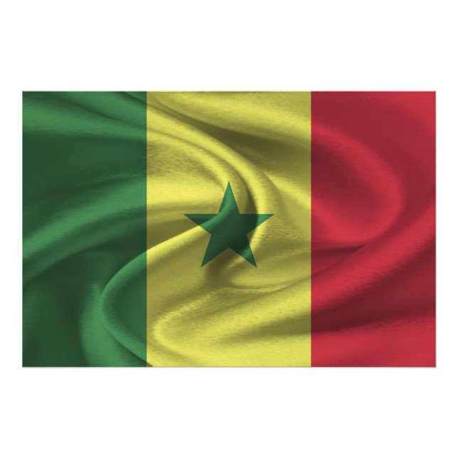 Senegal Flag Photo Print (Front)