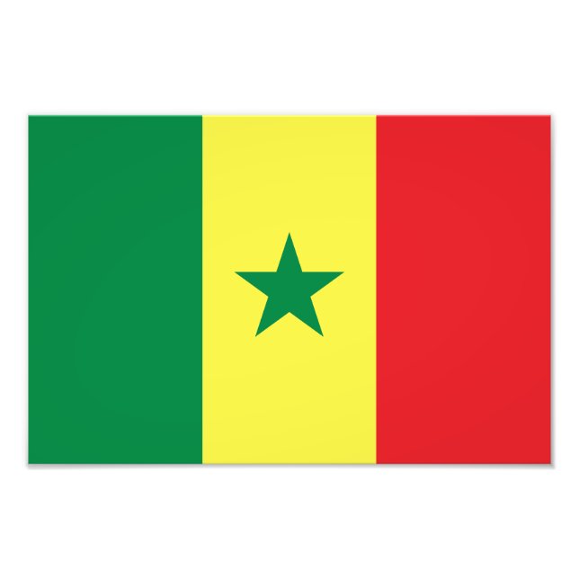 Senegal Flag Photo Print (Front)