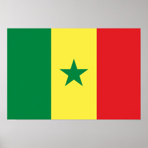 Senegal Flag Poster