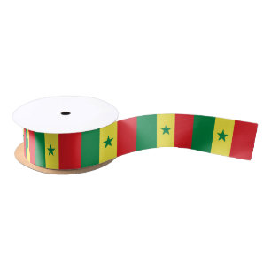 Senegal Flag Satin Ribbon