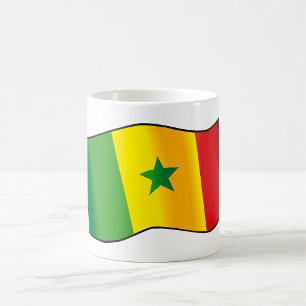 Senegal Flag Senegalese Pride Green Yellow Red Coffee Mug