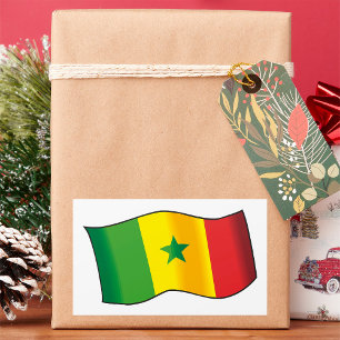 Senegal Flag Senegalese Pride Green Yellow Red Sticker
