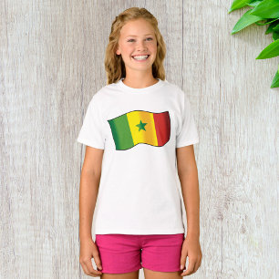 Senegal Flag Senegalese Pride Green Yellow Red T-Shirt