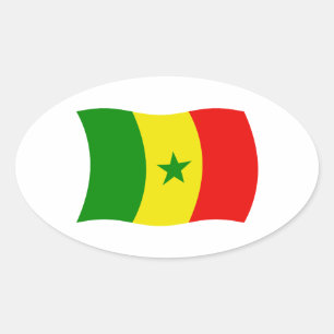 Senegal Flag Sticker