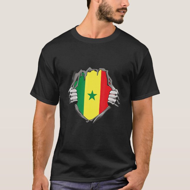 Senegal Flag T-Shirt (Front)