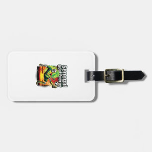 Senegal Goal Energy Skeleton Striker Nations Creat Luggage Tag