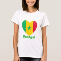 Senegal Heart Flag