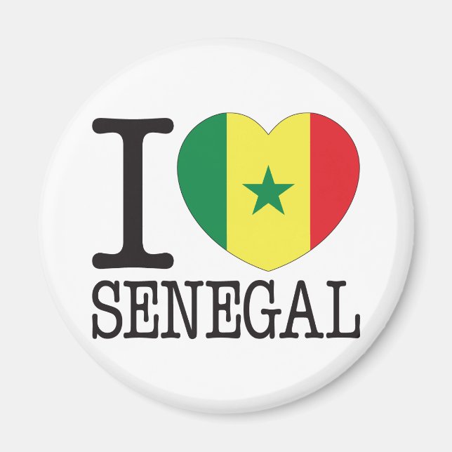 Senegal Love v2 Magnet (Front)