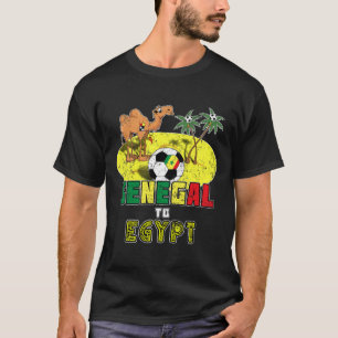 Senegal National Soccer Team To Egypt Retro T-Shirt