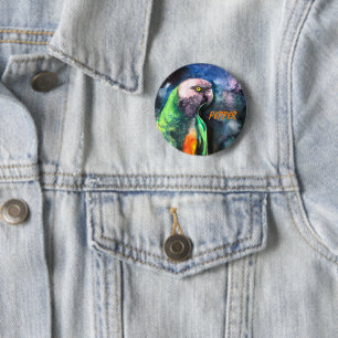 Senegal Parrot  2 Inch Round Button